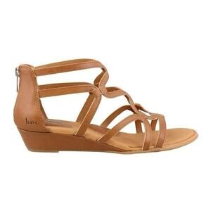 BOC Born Pawel Gladiator Sandals Size 10M Tan Strappy Flat Resort Boho Open Toe